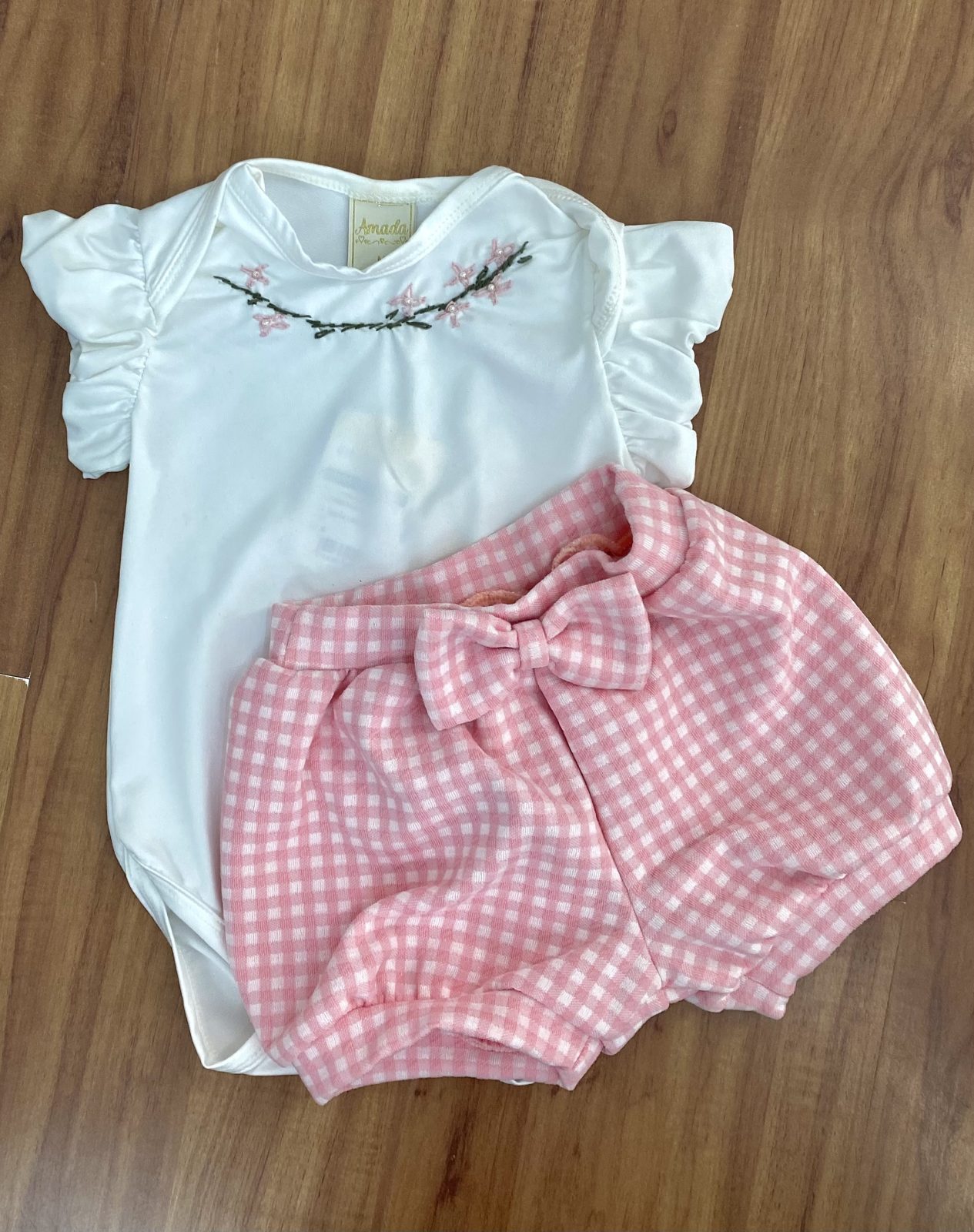 CONJ FEM BODY/SHORTS INF R41 REF.12018 BCO G.