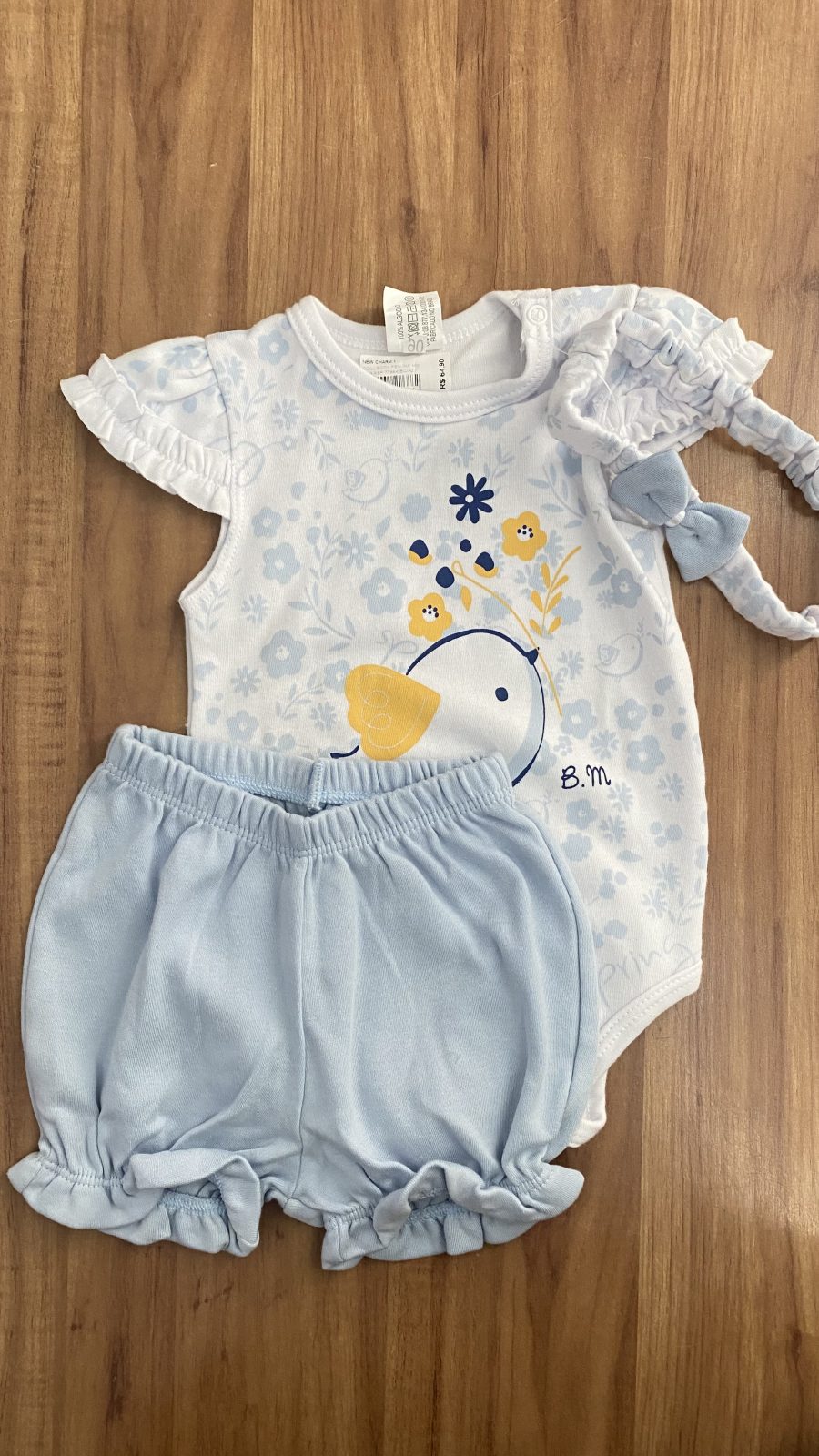 CONJ BODY FEM INF MM R98 REF.7784K BC/AZL G.