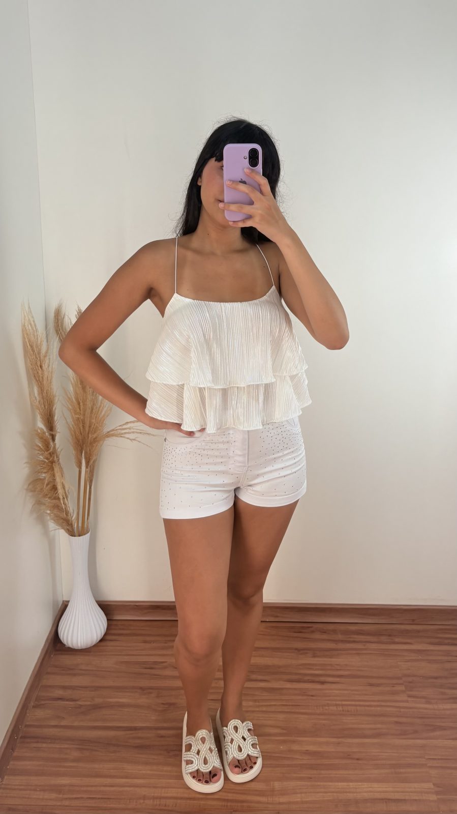 SHORTS FEM ADT REF.0212547 BCO/BRLHO 38.