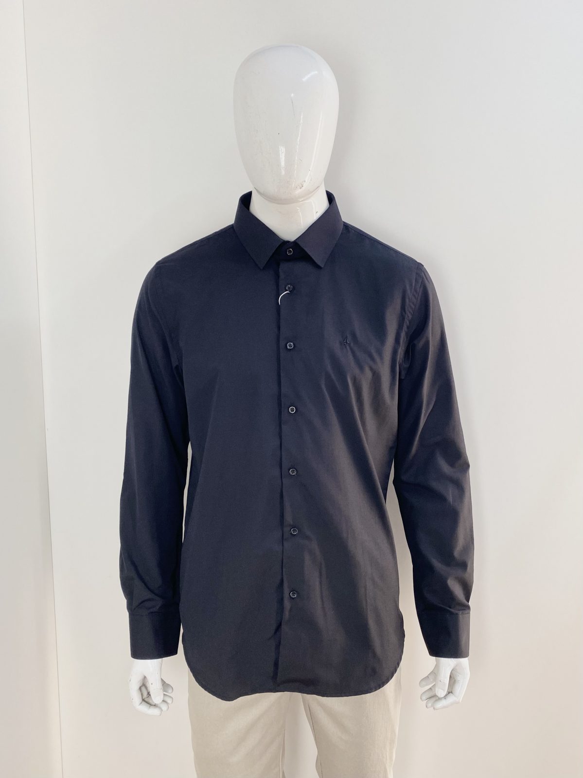 CAMISA MASC ADT ML SLIM REF.01122350 BCO 2.
