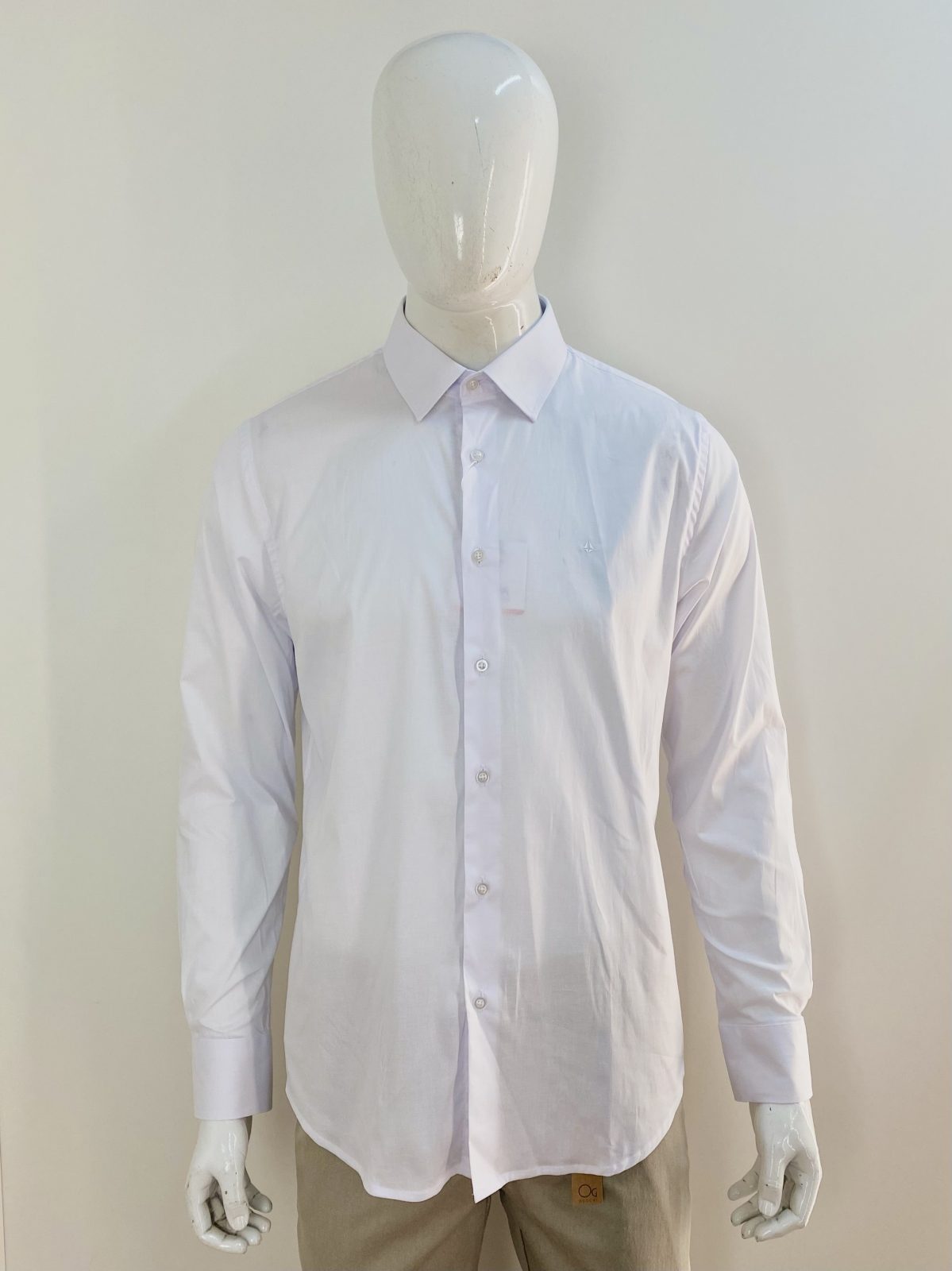 CAMISA MASC ADT ML SLIM REF.01122972 BCO 4.