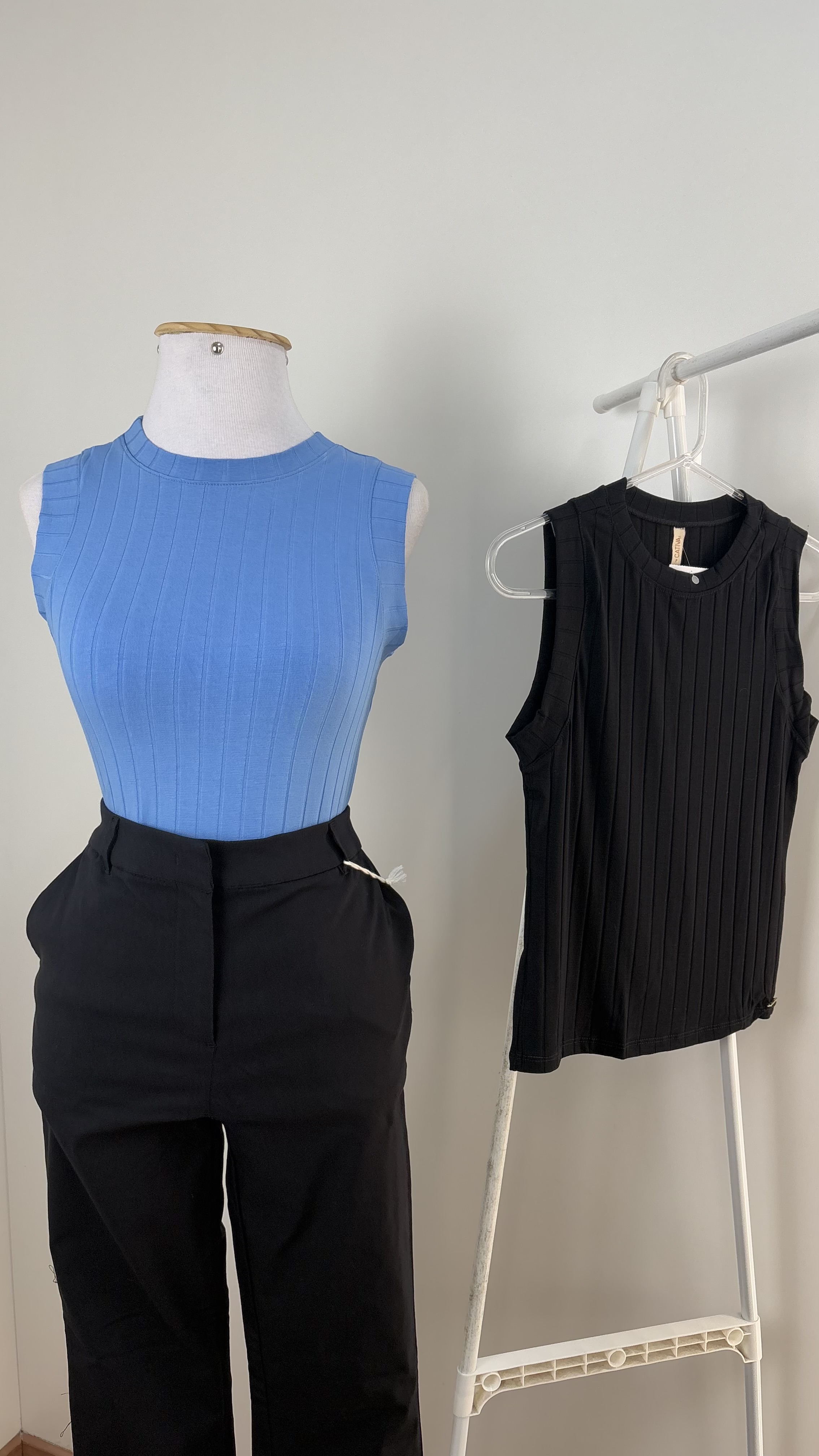 BLUSA FEM SM CNLD R05 REF.C21306 AZL P.