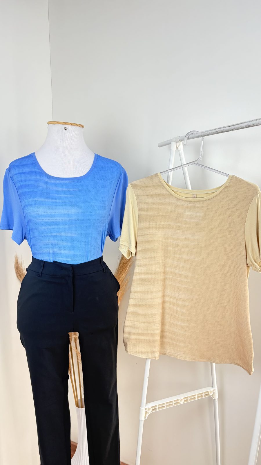 BLUSA FEM MM REF.C34008 AZL M.