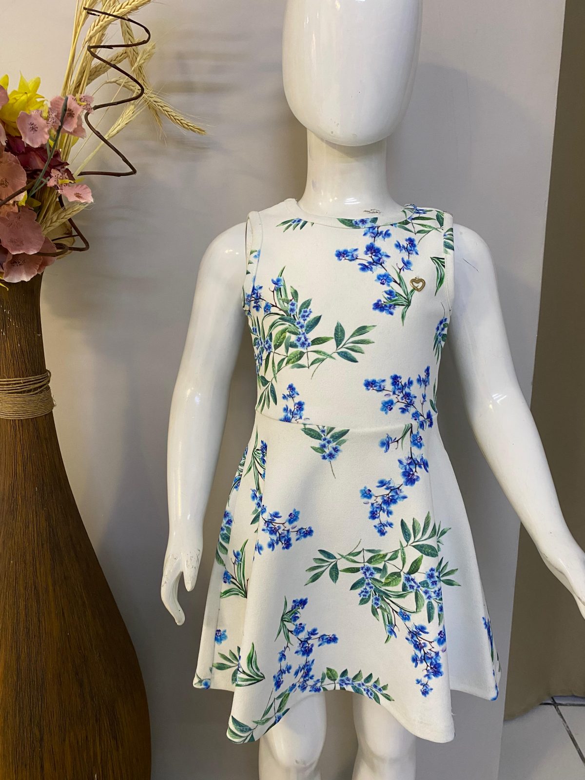 VESTIDO FEM INF SM CATIVA REF.C80404 BCO 4.