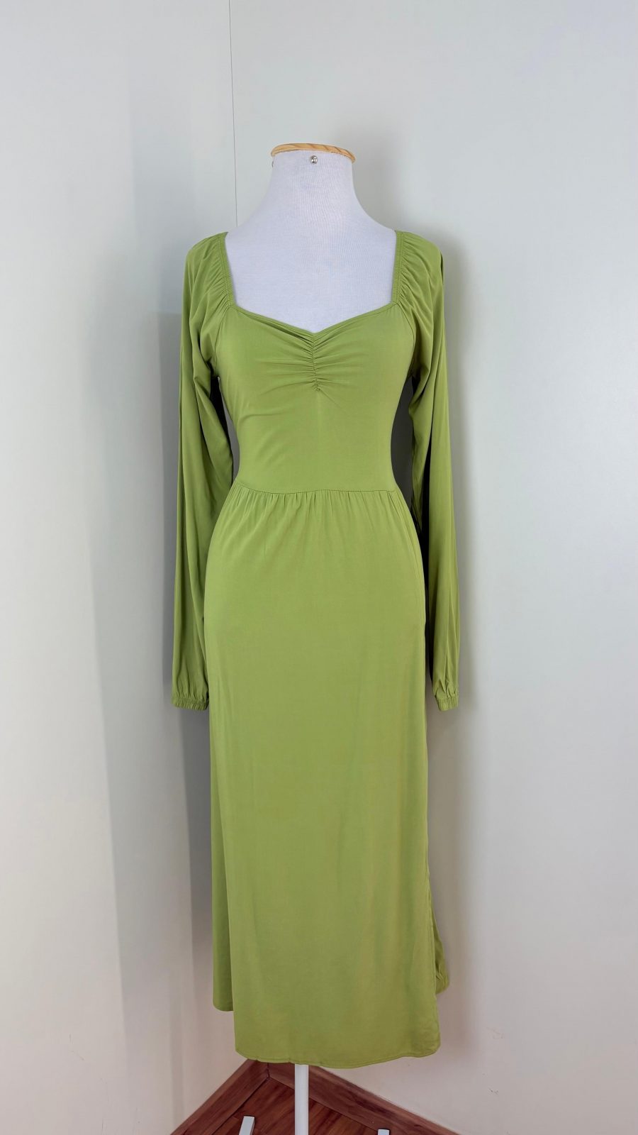 VESTIDO FEM ML MID R05 REF.C81070 VRD PP.