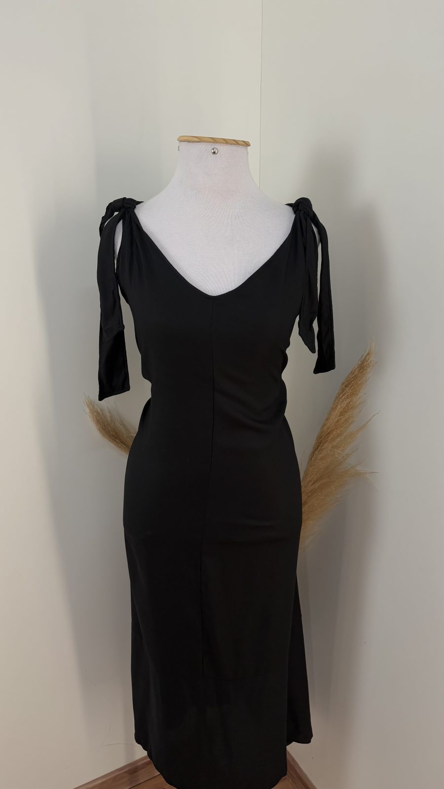 VESTIDO FEM C/ALÇ LG REF.C81147 PTO P.
