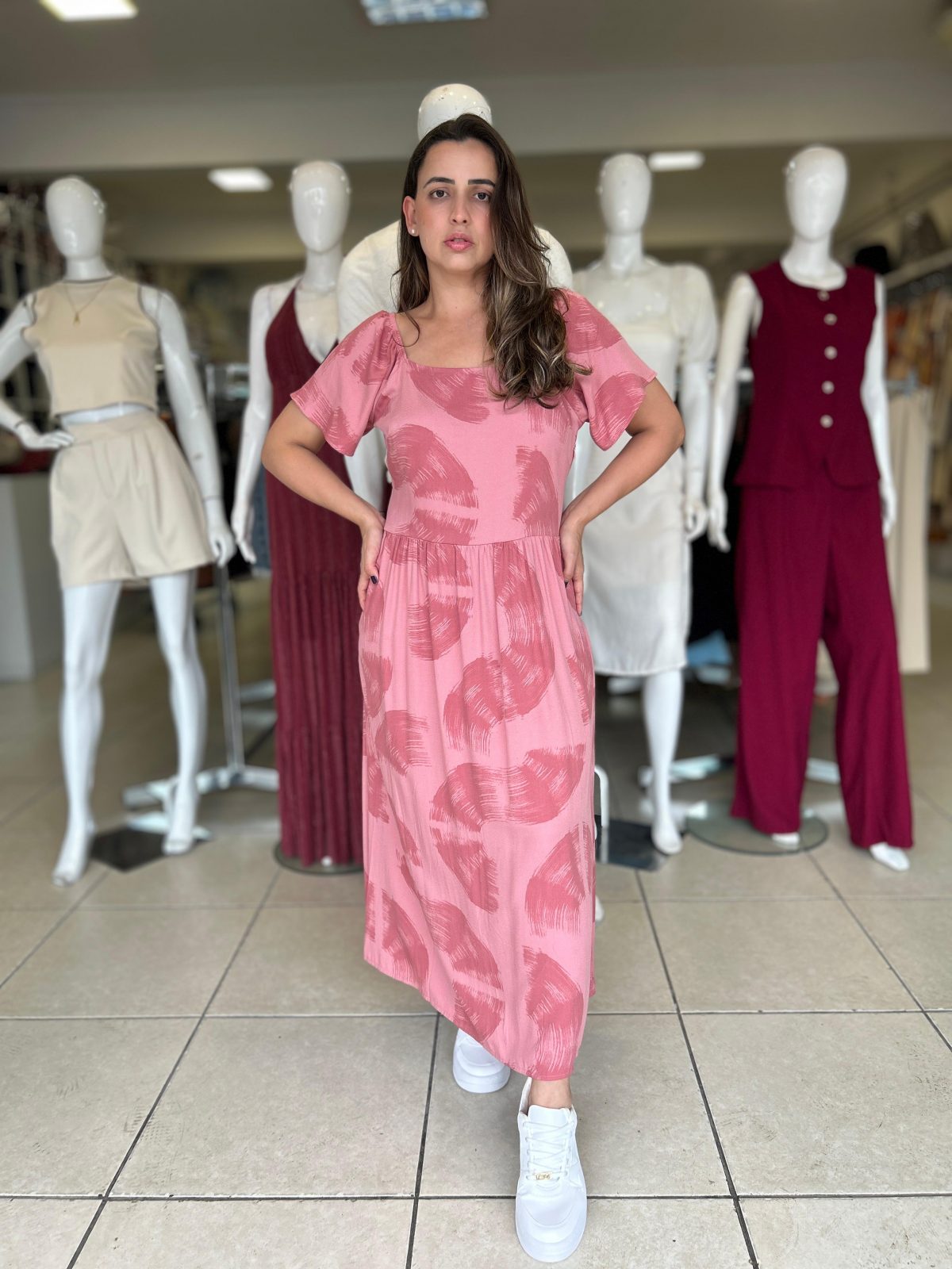 VESTIDO FEM MM MID R05 REF.G80419 RSA P.
