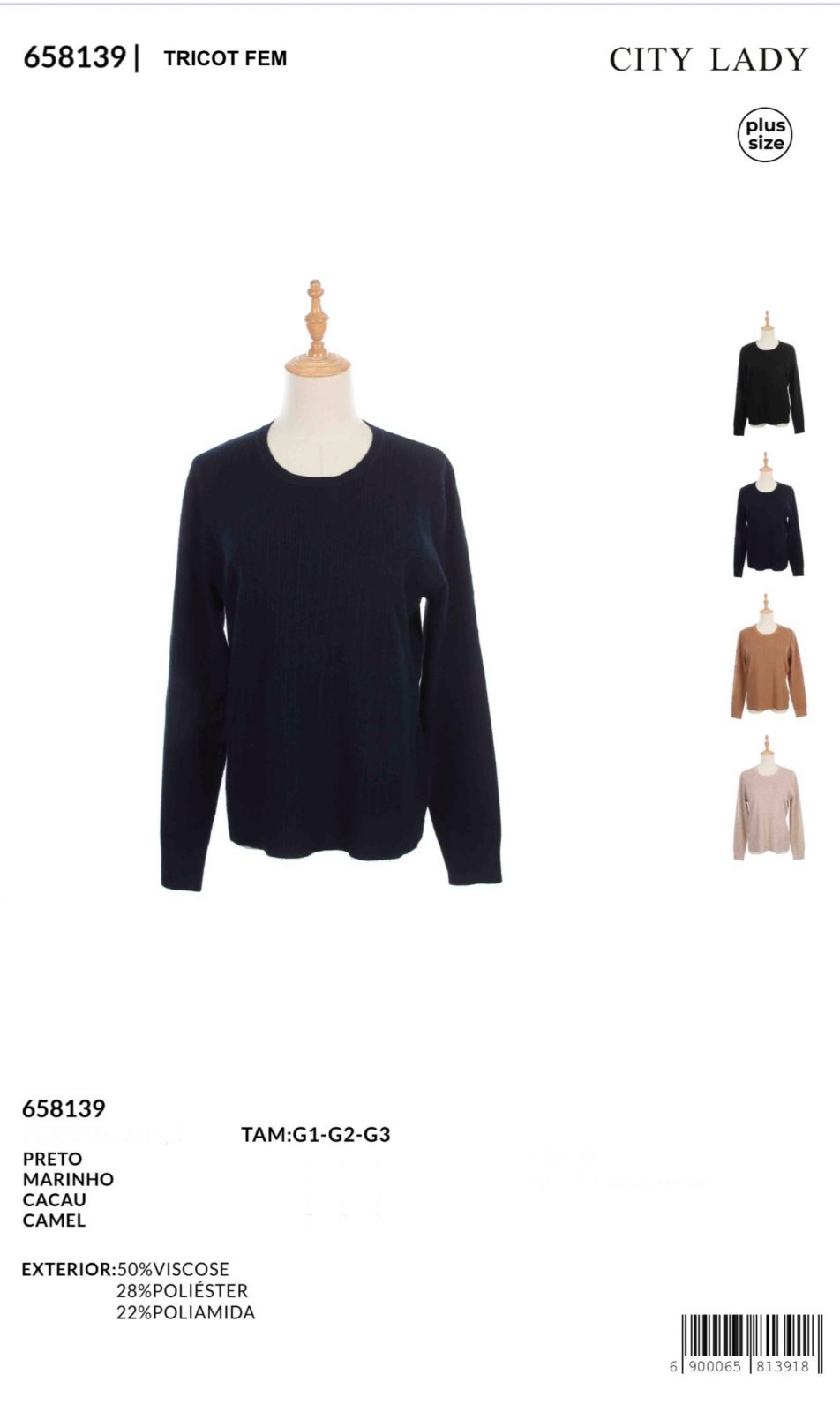 SUETER FEM ADT MODAL
