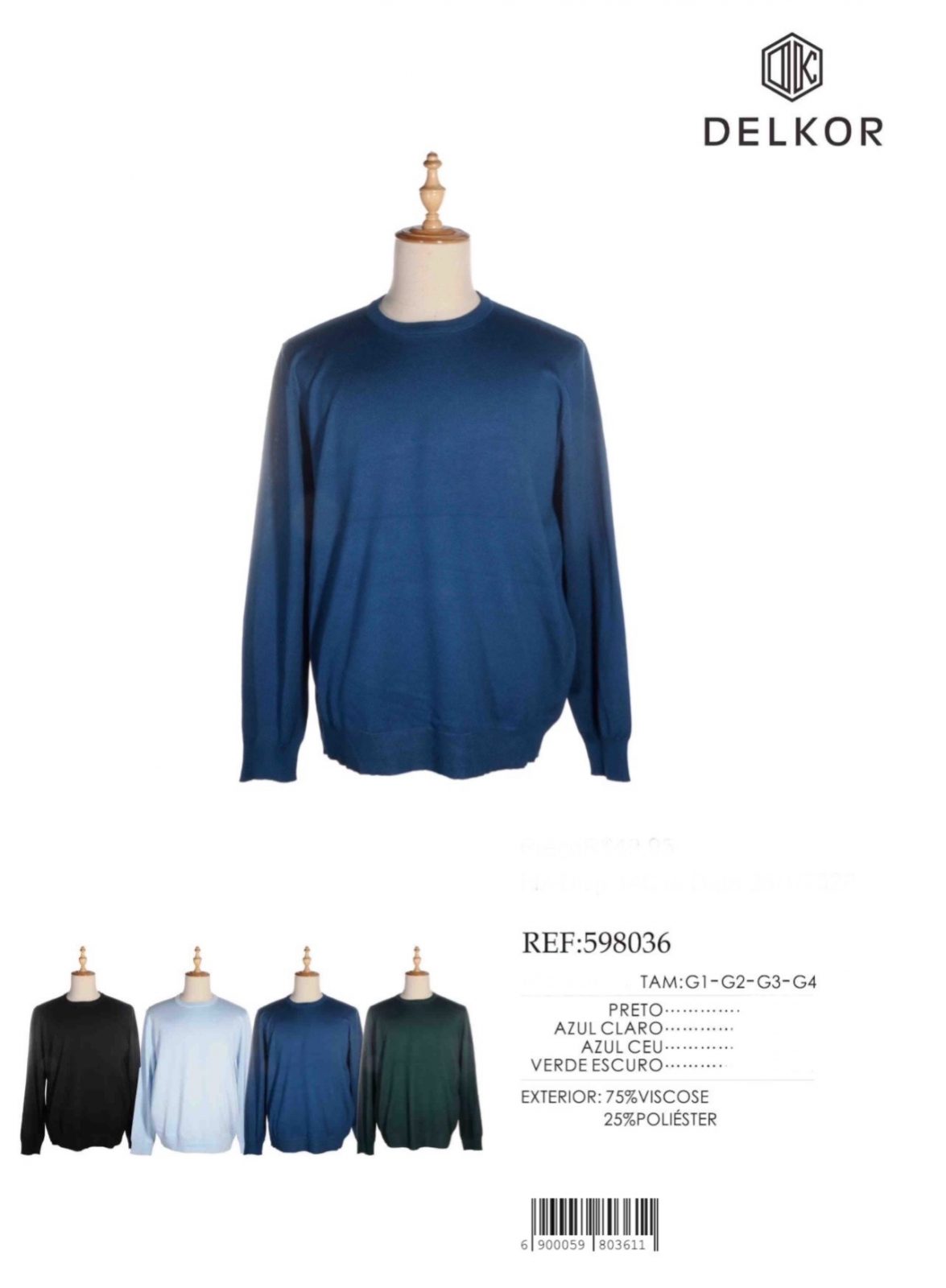 SUETER MASC ADT TRICOT