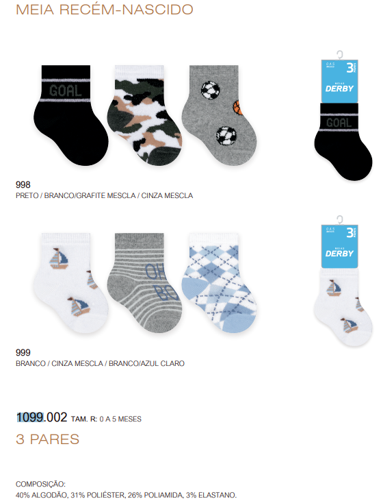 KIT MEIA FEM BB