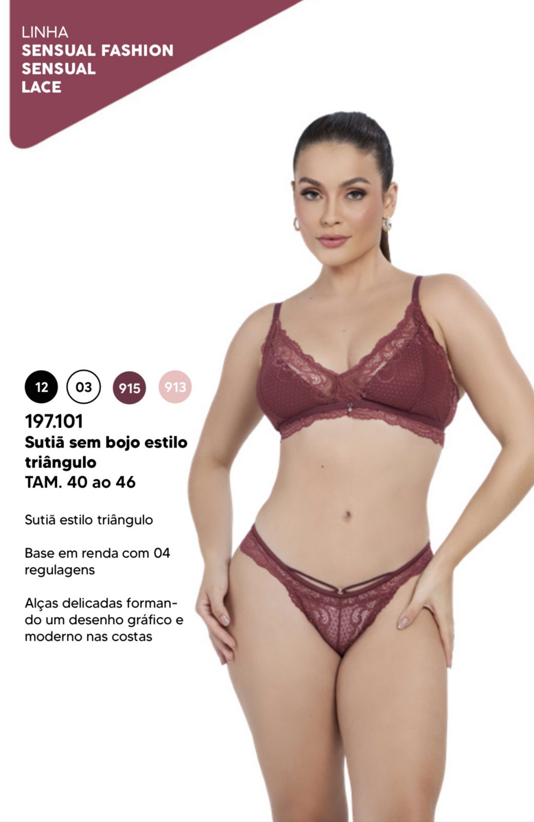 SUTIA S/BOJO RENDA REF.0197101 VNHO 42.