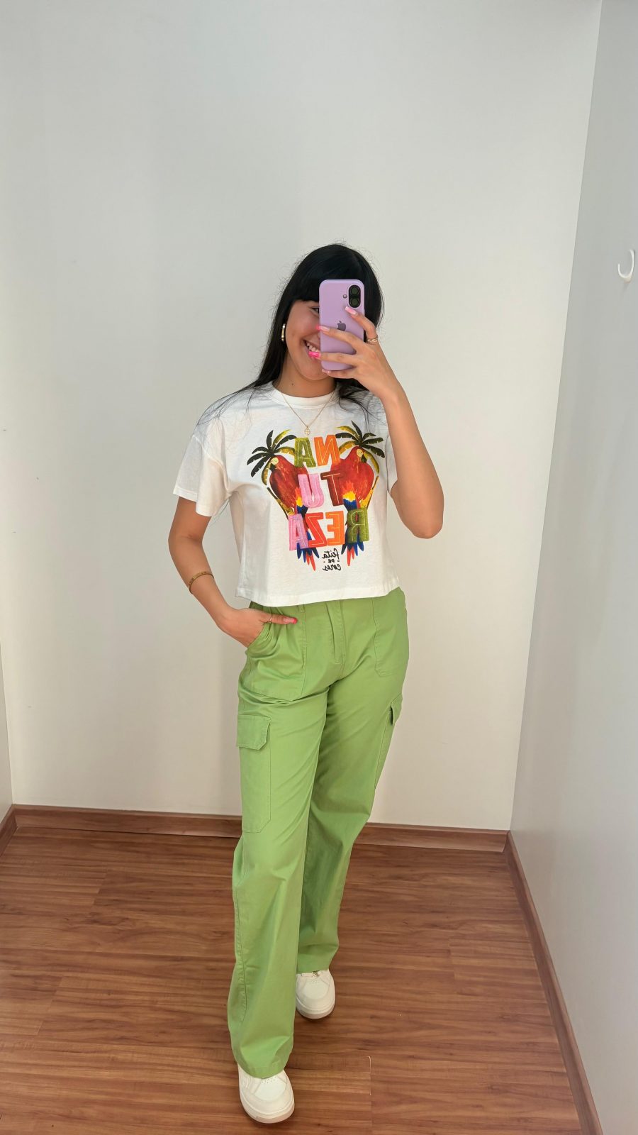 CALÇA FEM CARGO R138 REF.BY28075 PTO M.