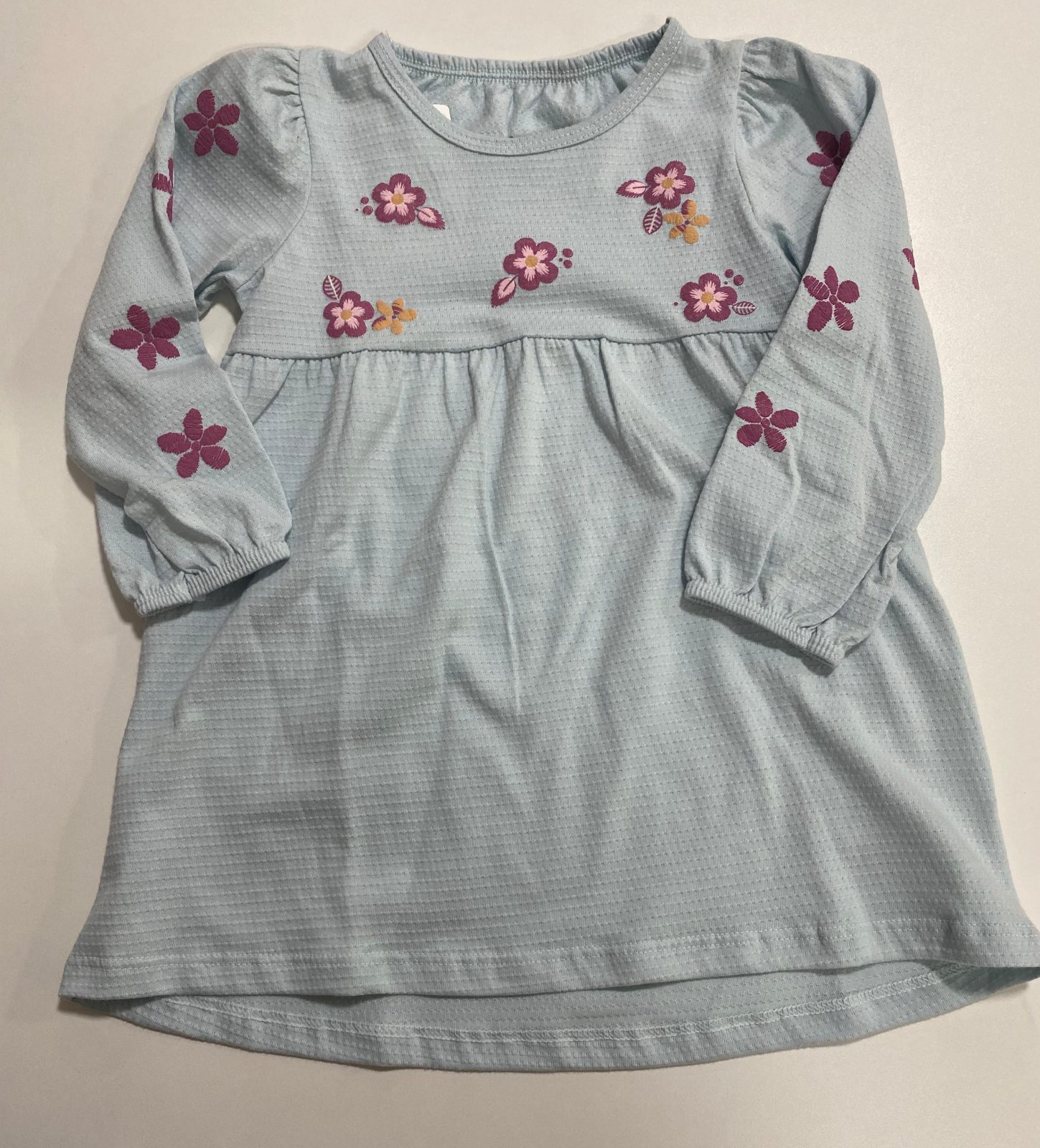 VESTIDO FEM INF ML R120 REF.211563 AZL/CL 1.