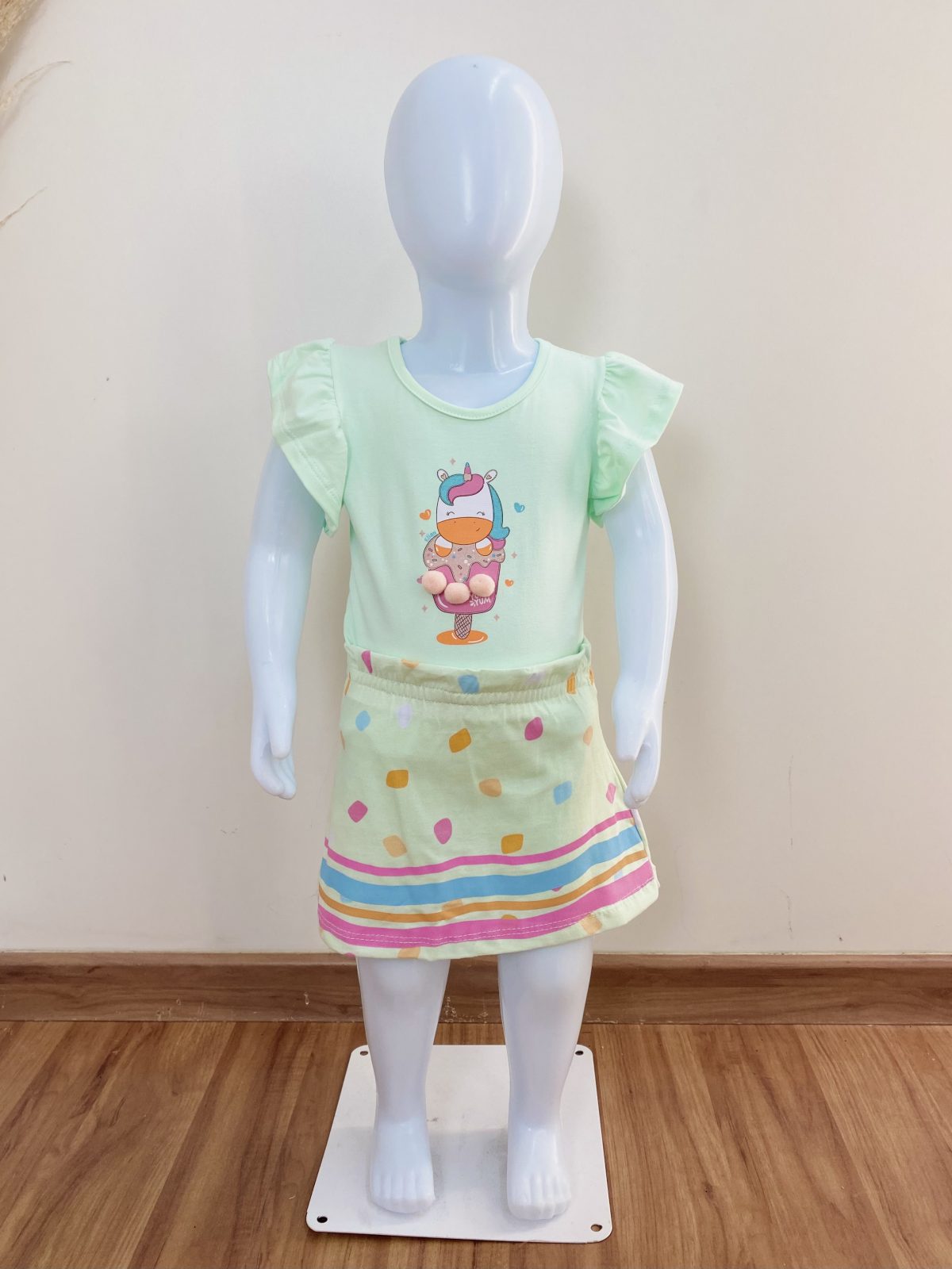 CONJ FEM INF MM+SHRT SAIA REF.211640 VRD 1.