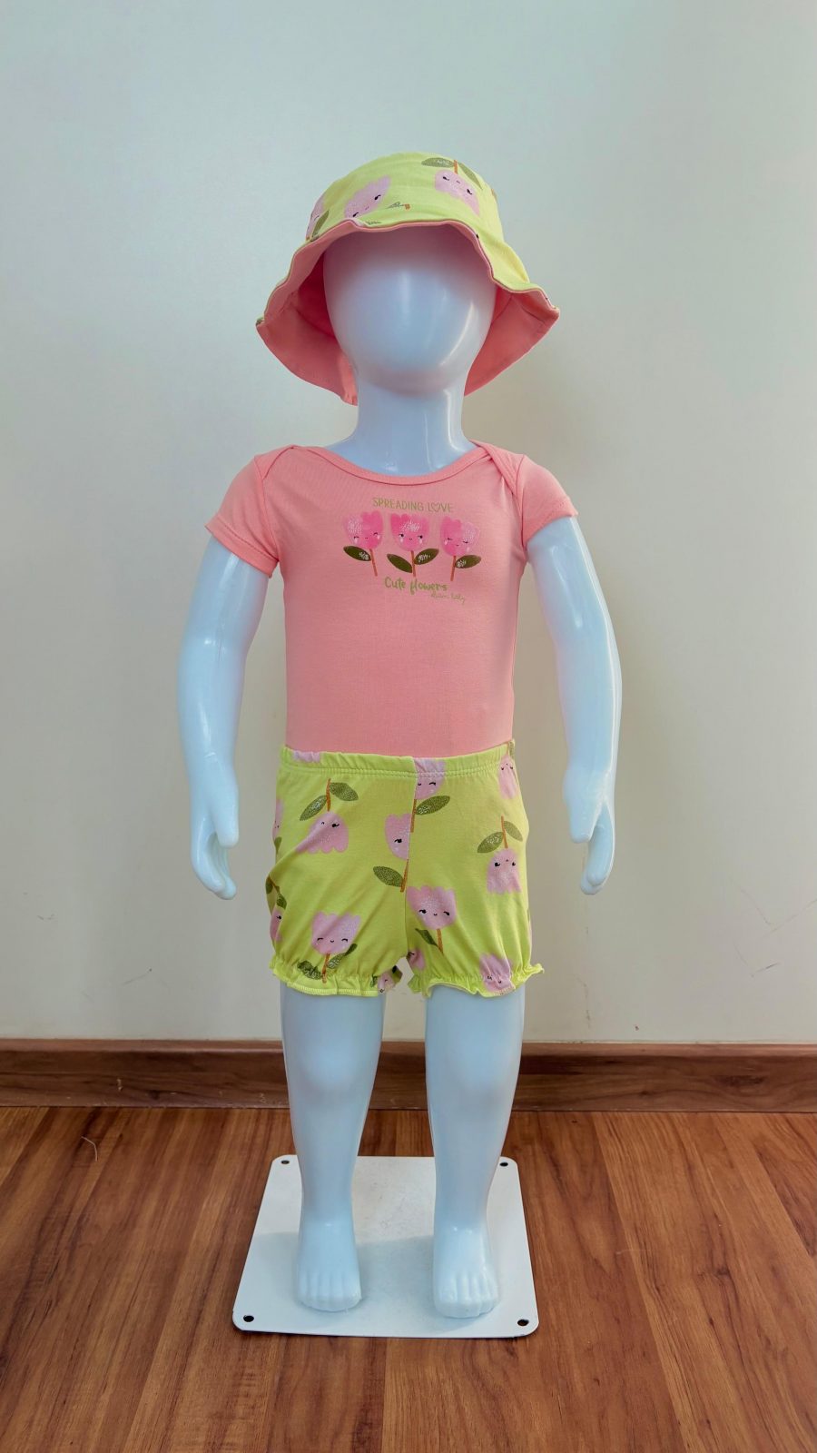 KIT FEM INF BDY MM+SHRT REF.211649 RSE/VRD G.