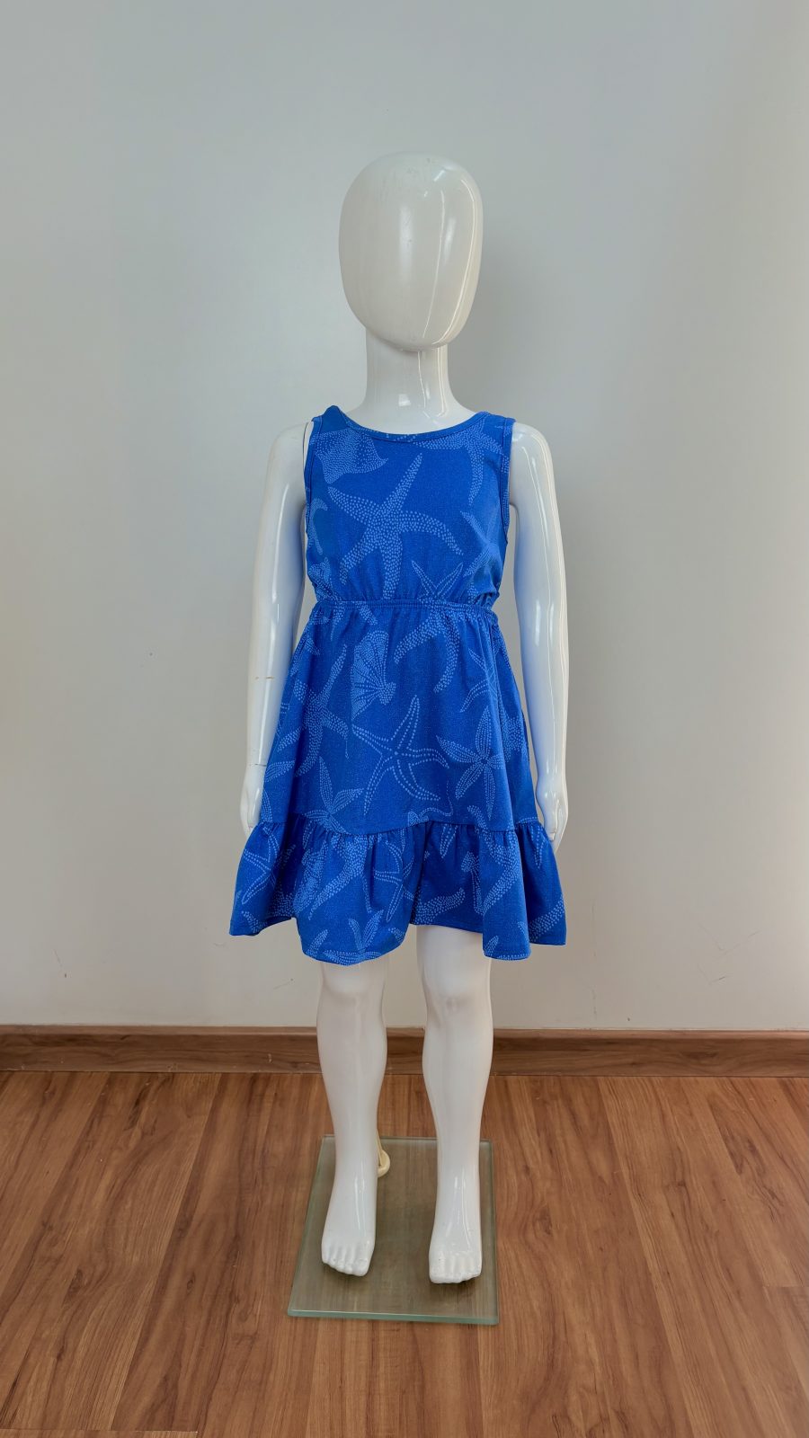 VESTIDO FEM INF SM CRT REF.251958 AZL 10.