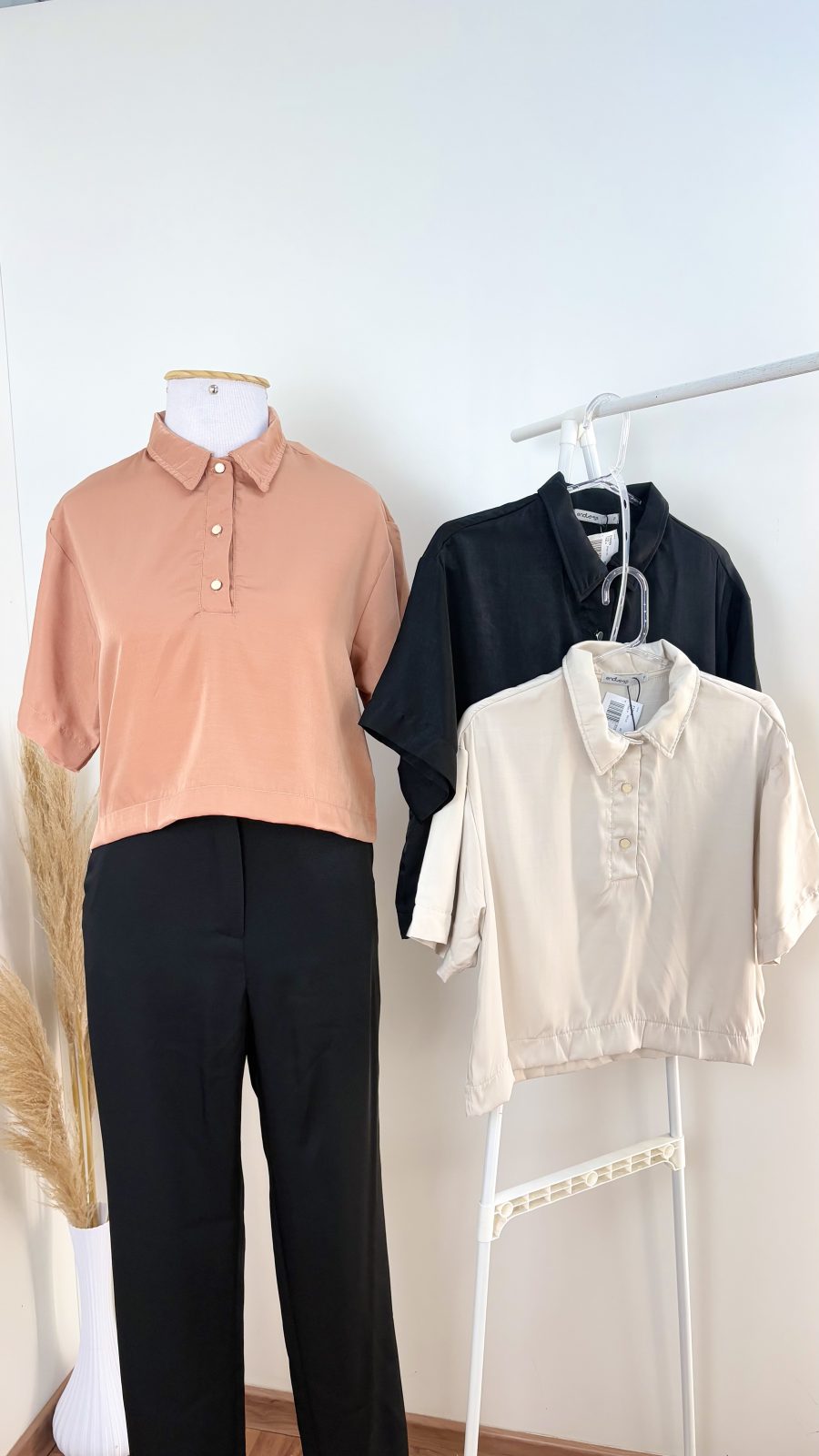 BLUSA FEM MM POLO REF.E15588 PTO P.