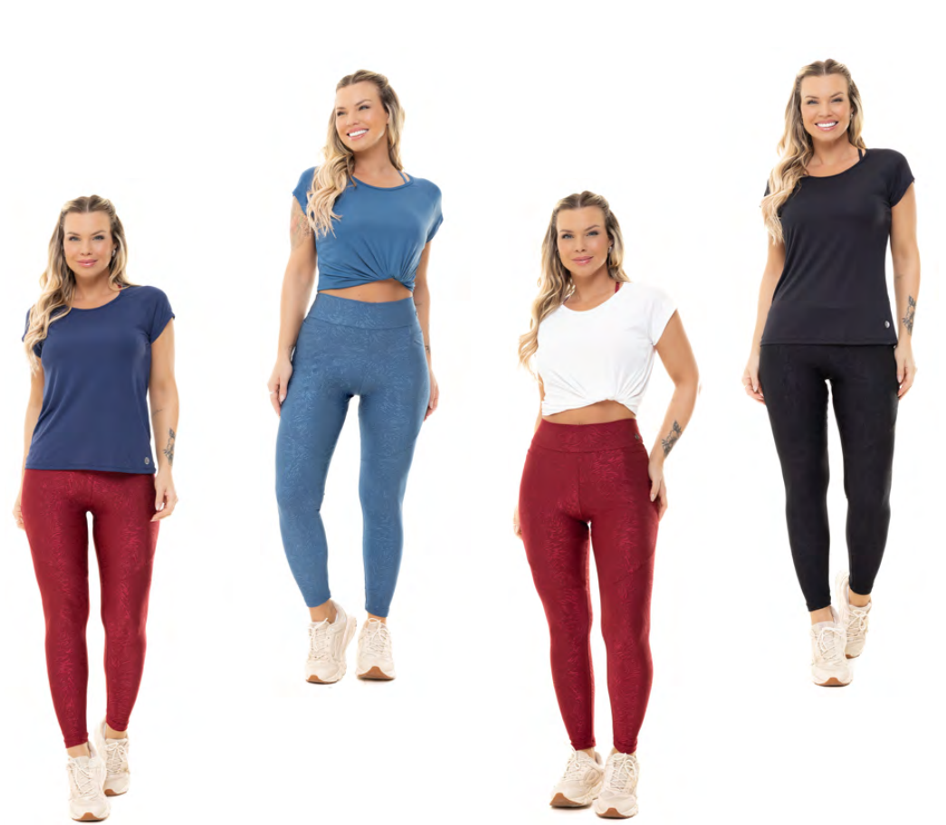 BLUSA FEM ADT MM FIT REF.7639 AZL P.