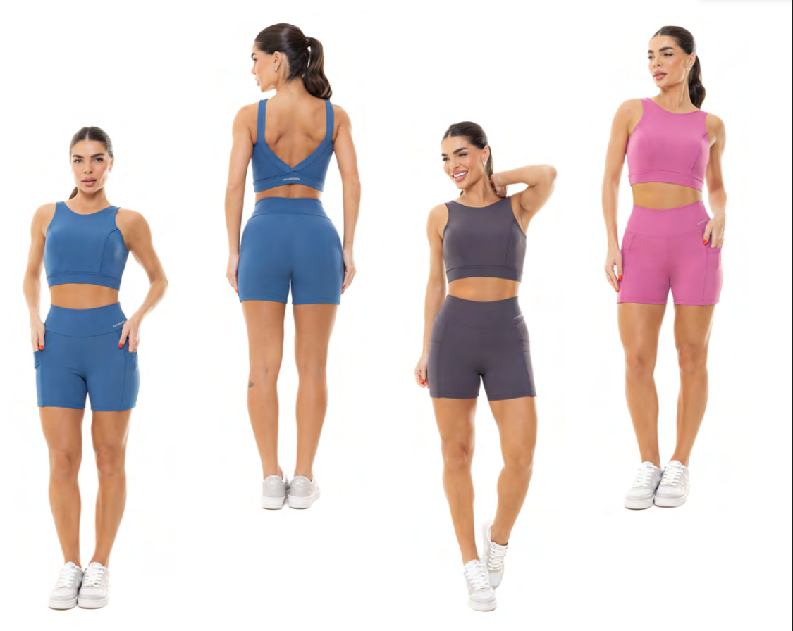 SHORTS FEM ADT FIT C/BOLSO