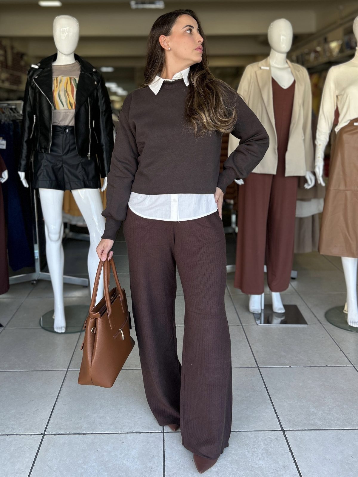 CALÇA FEM ADT TRICOT