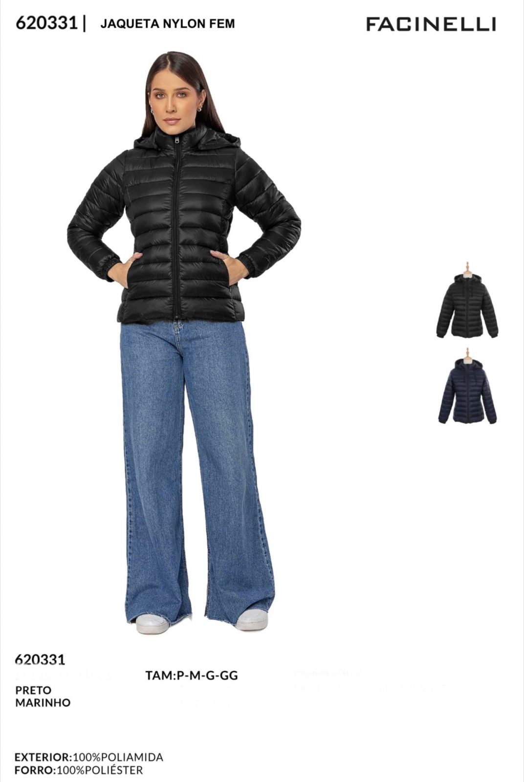 JAQUETA FEM ADT PUFFER