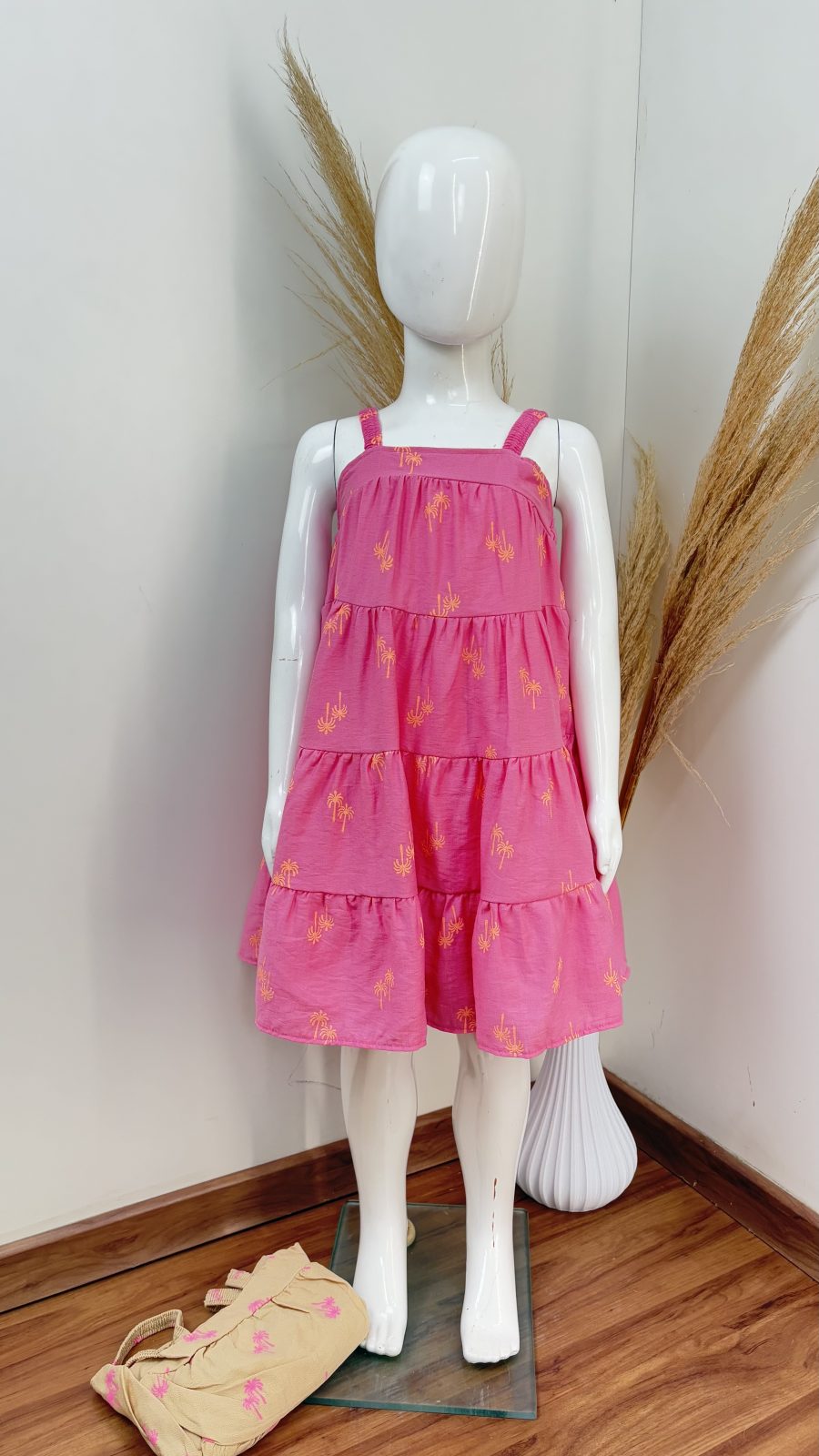 VESTIDO FEM INF C/ALÇ REF.02184 BGE 6.