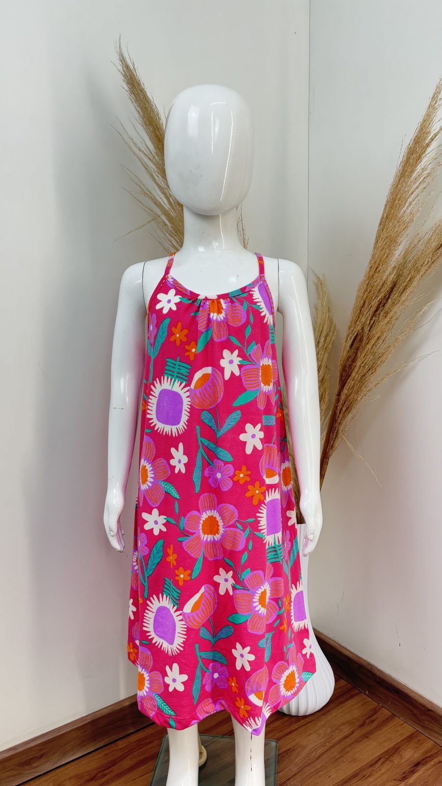 VESTIDO FEM INF C/ALÇ REF.02191 RSA/ESTP 10.