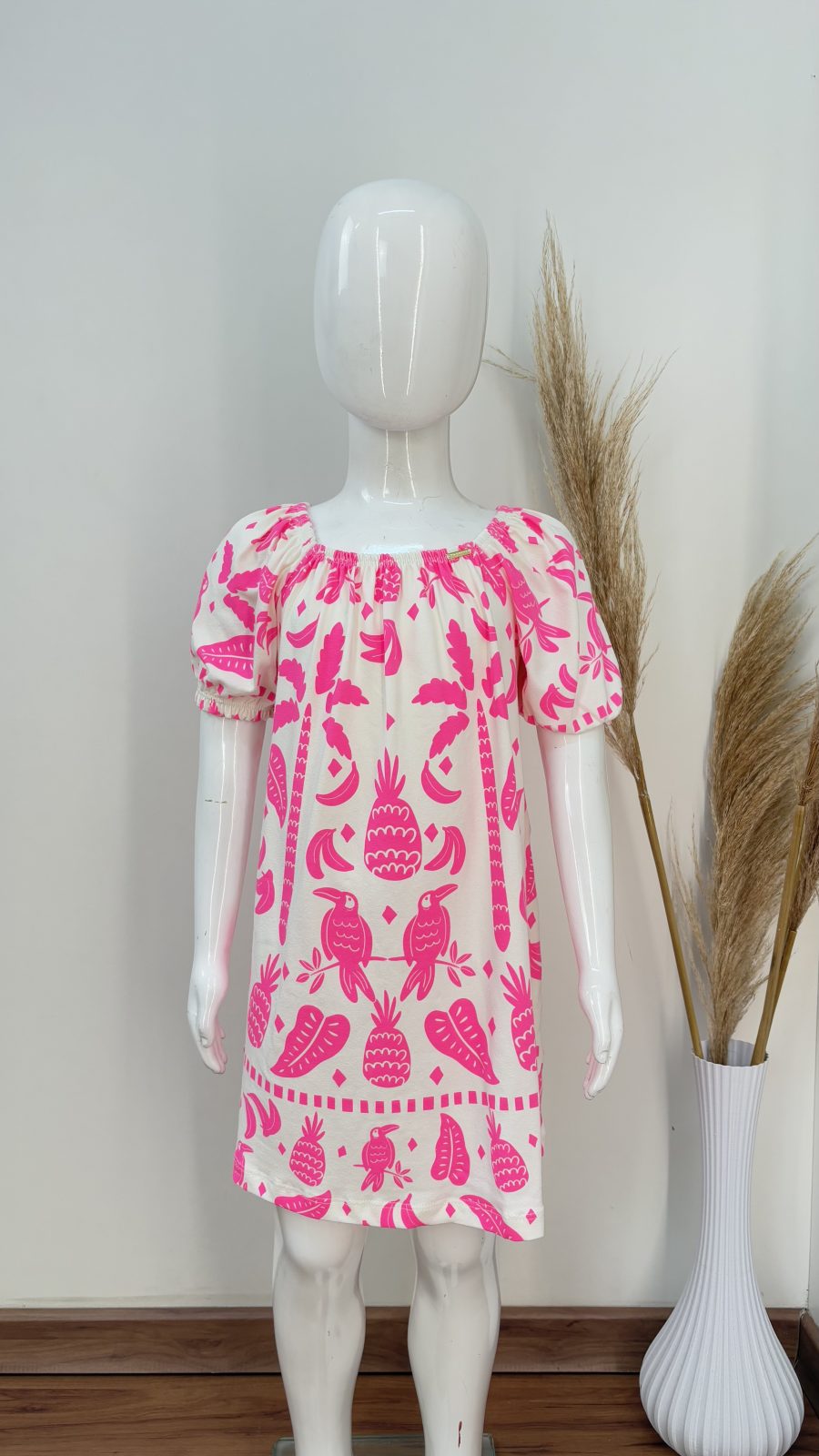 VESTIDO FEM INF MM REF.02209 RSA/BCO 6.