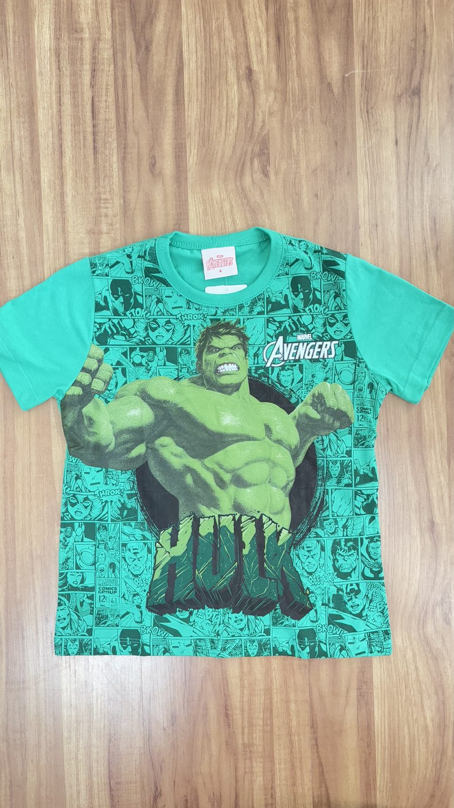 CAMISETA MASC INF MM HULK REF.02686 VRD 4.