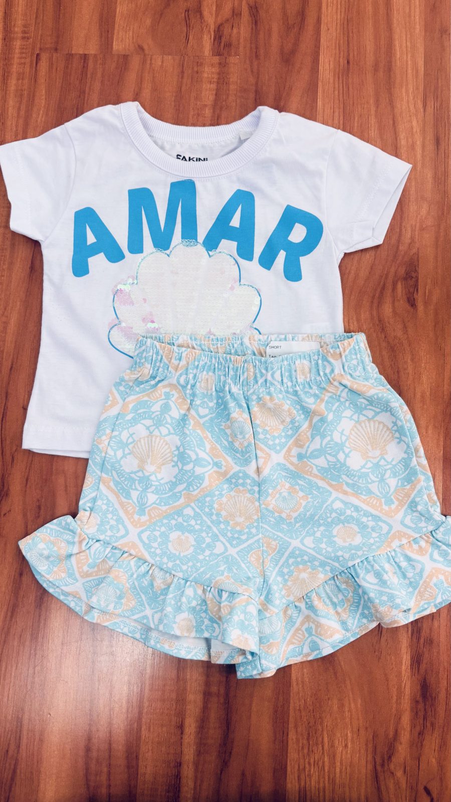CONJ FEM INF MM+SHT R39 REF.03107 BCO/AZL 1.