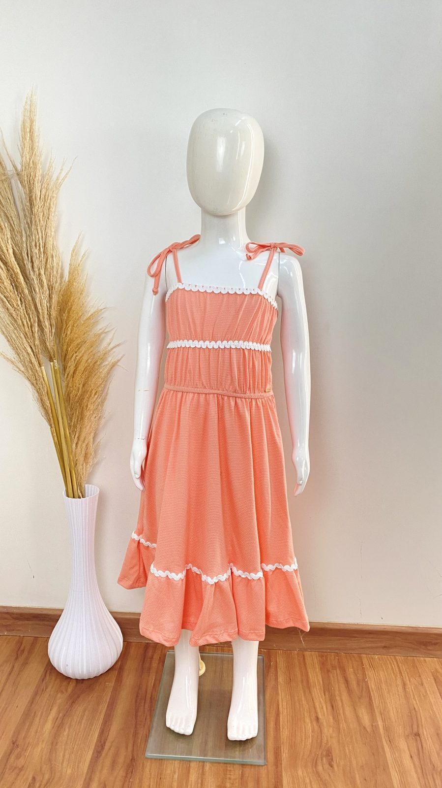 VESTIDO FEM INF C/ALÇ REF.102503219 RSA 4.
