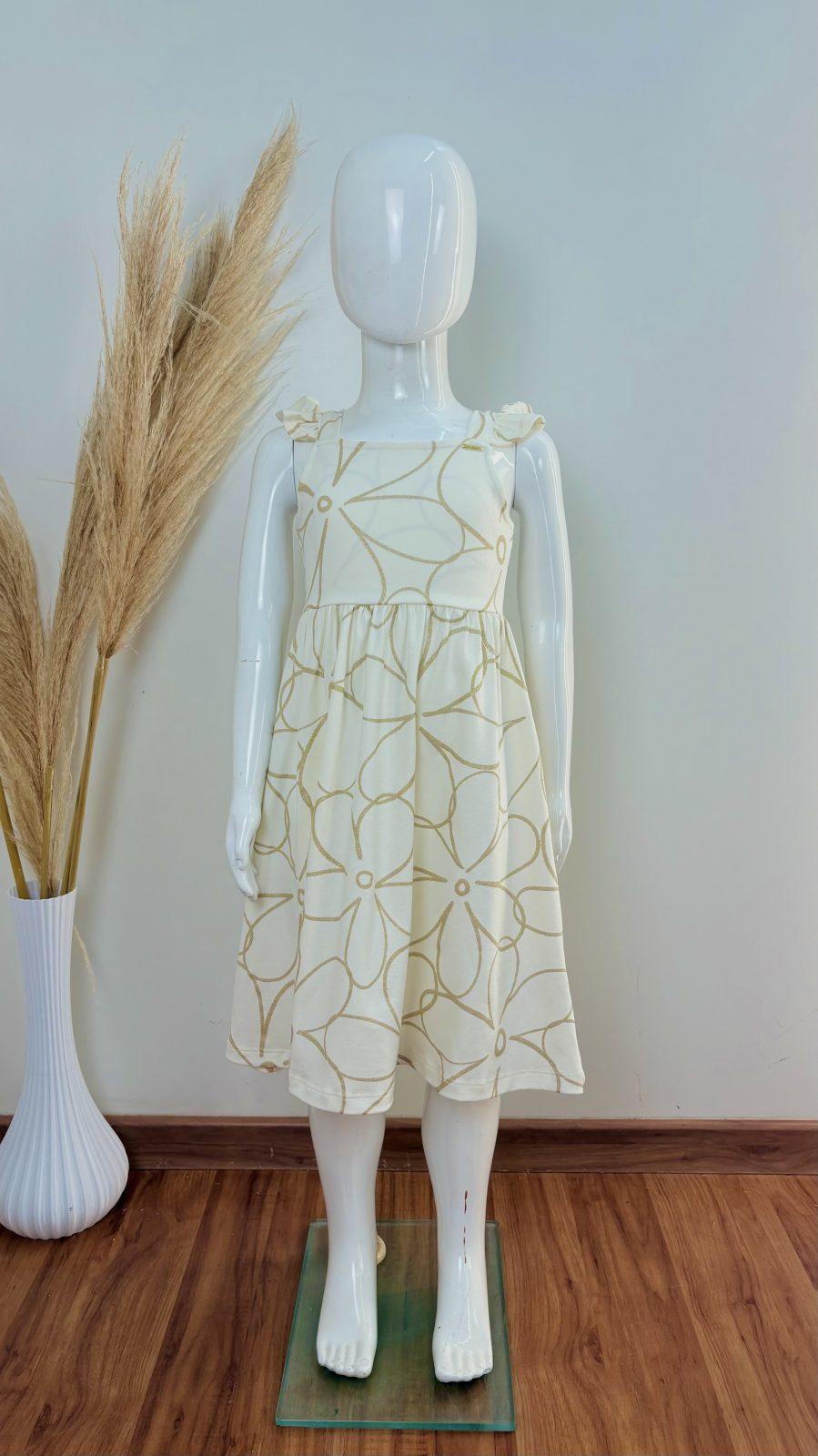 VESTIDO FEM INF C/ALÇ REF.102503259 CRM 4.