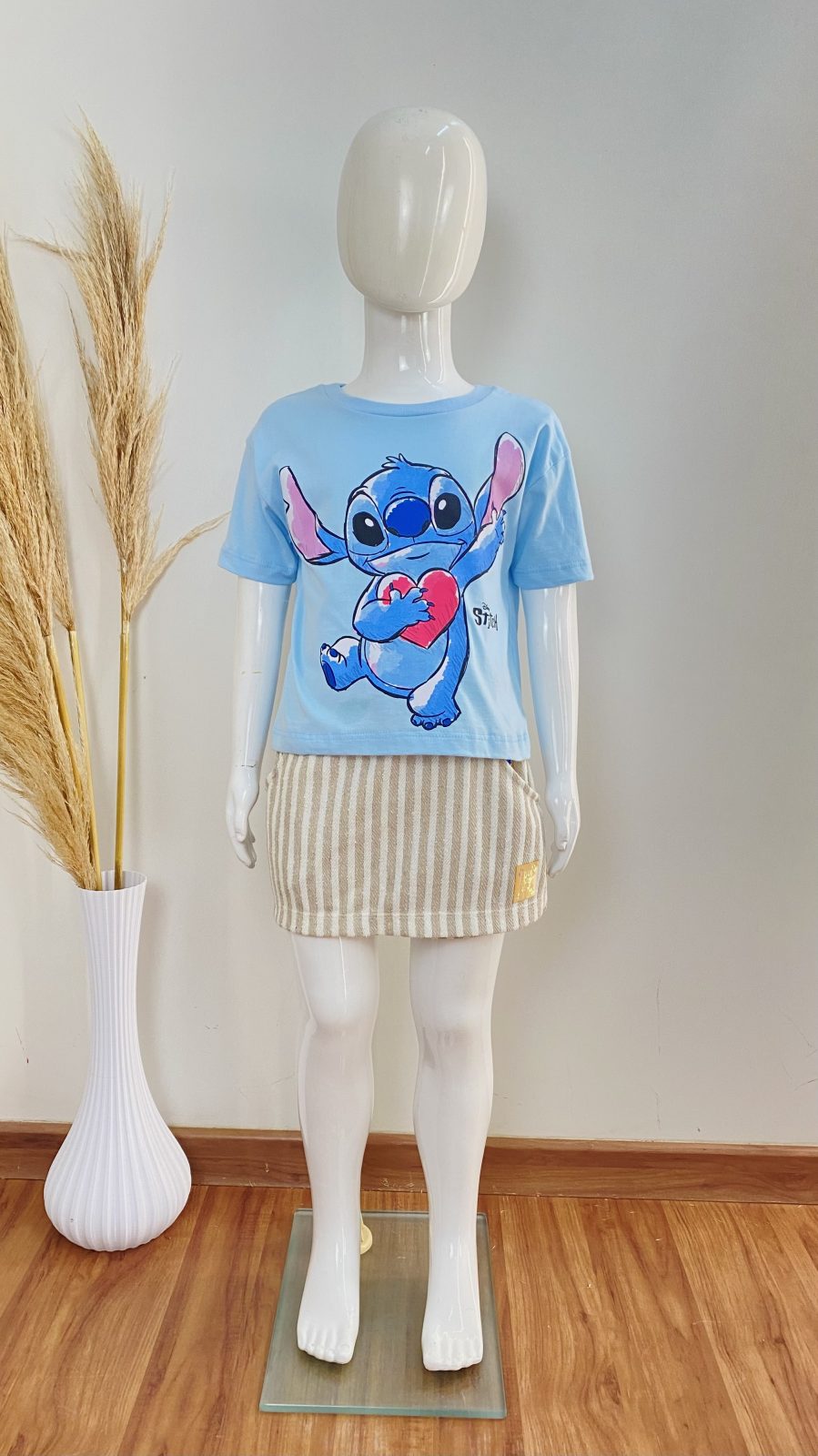 BLUSA FEM INF MM REF.102503628 AZL/CL 4.