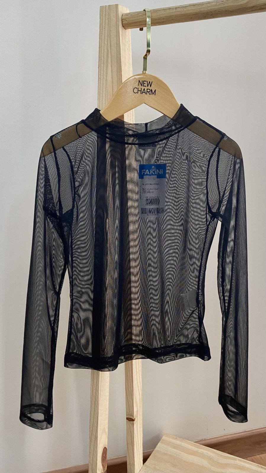 BLUSA FEM INF ML TULE REF.102601846 PTO 12.