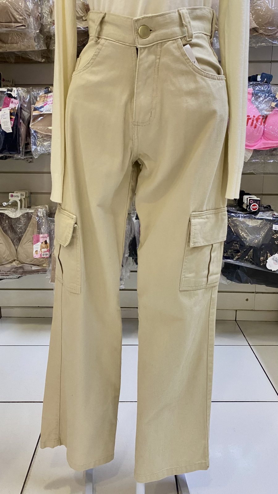 CALÇA FEM WIDE LEG CRG R74 REF.GL1625 BGE 34.