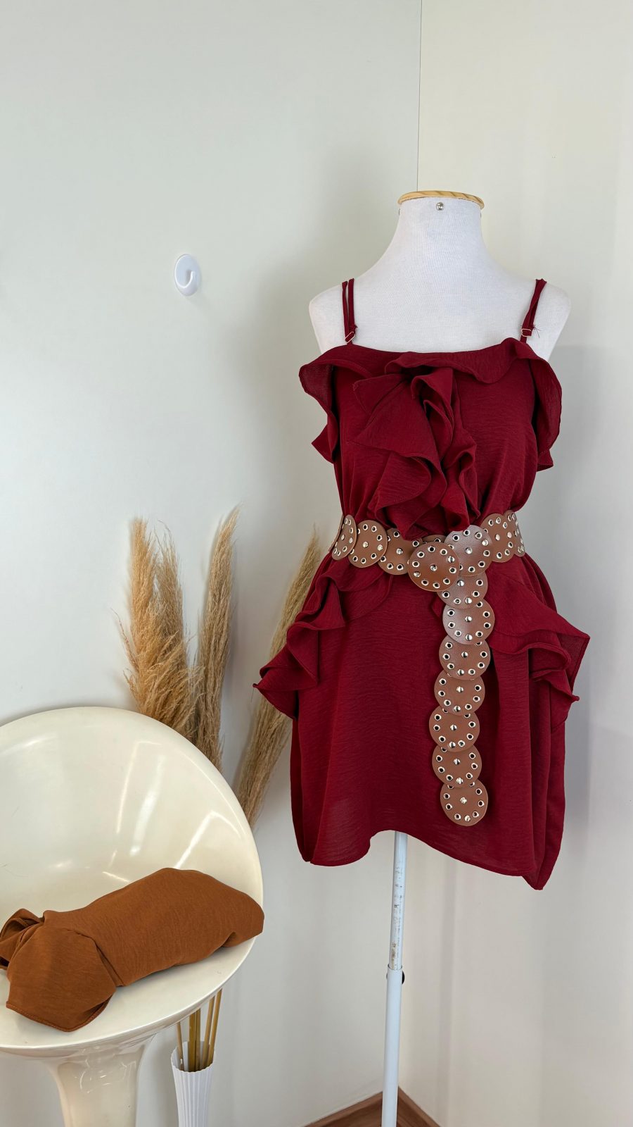 VESTIDO FEM C/ALÇA CRT R74 REF.GL1628 STD U.