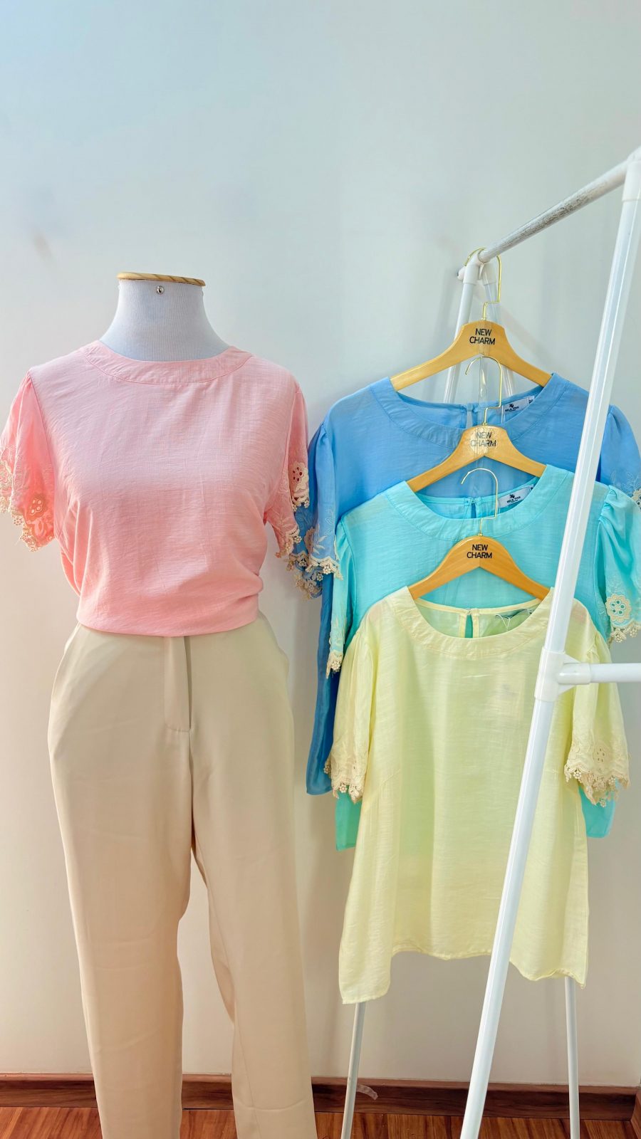 BLUSA FEM MM REF.GL2059 AZL P.