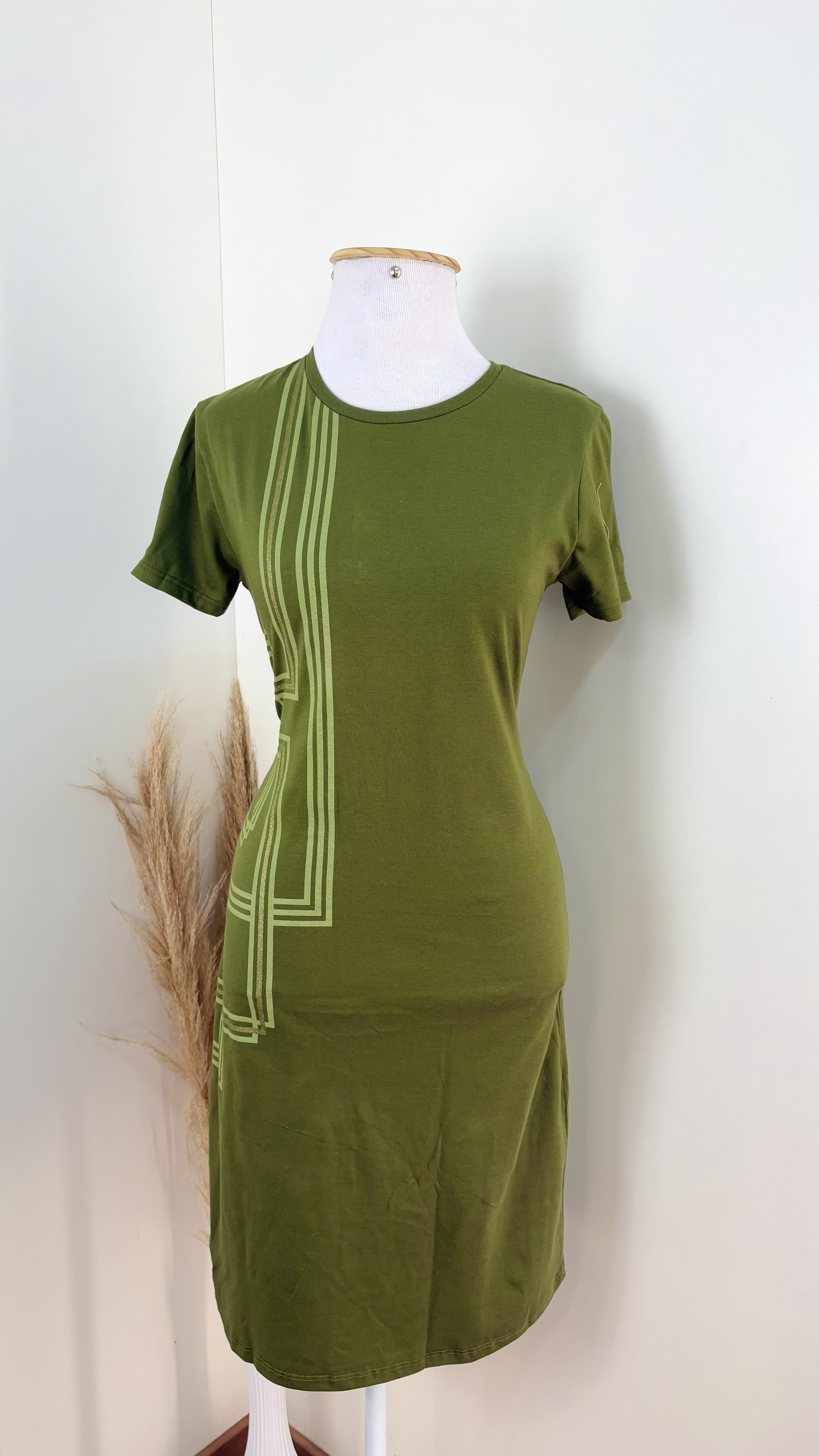 VESTIDO FEM MM REF.H80453 VRD/MLTR P.