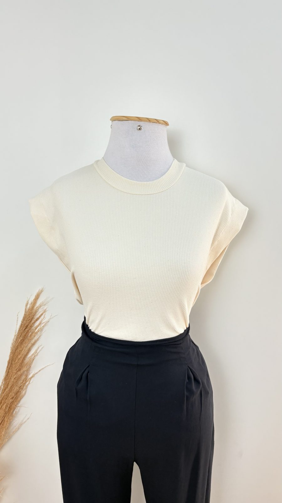 BLUSA FEM SM REF.4AQ8 NM2/CRM G.