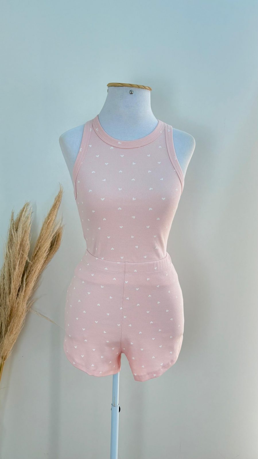PIJAMA FEM SM+SHRT REF.7CTY 1ZE/CRM/LSTR G.