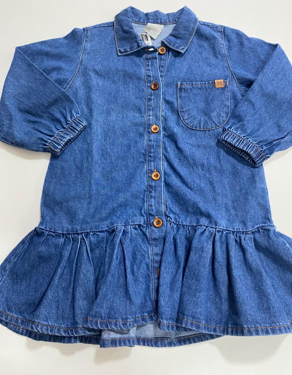 VESTIDO FEM INF ML R06 REF.CAJ5/1A JNS 3.