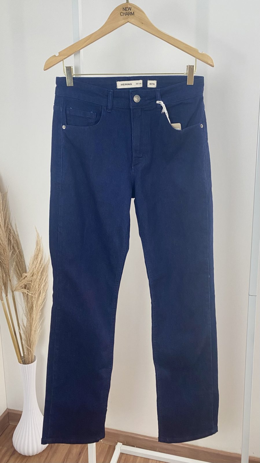 CALÇA MASC ADT RETA REF.H1VX 1BS/JNS/ESC 44.