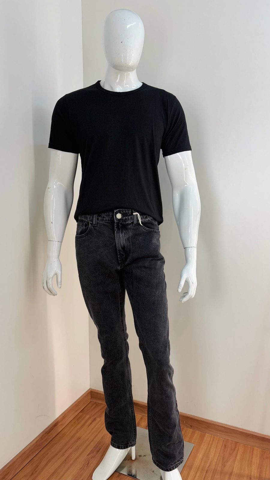 CALÇA MASC ADT RETA REF.H1Z3 1C/JNS/PTO 48.