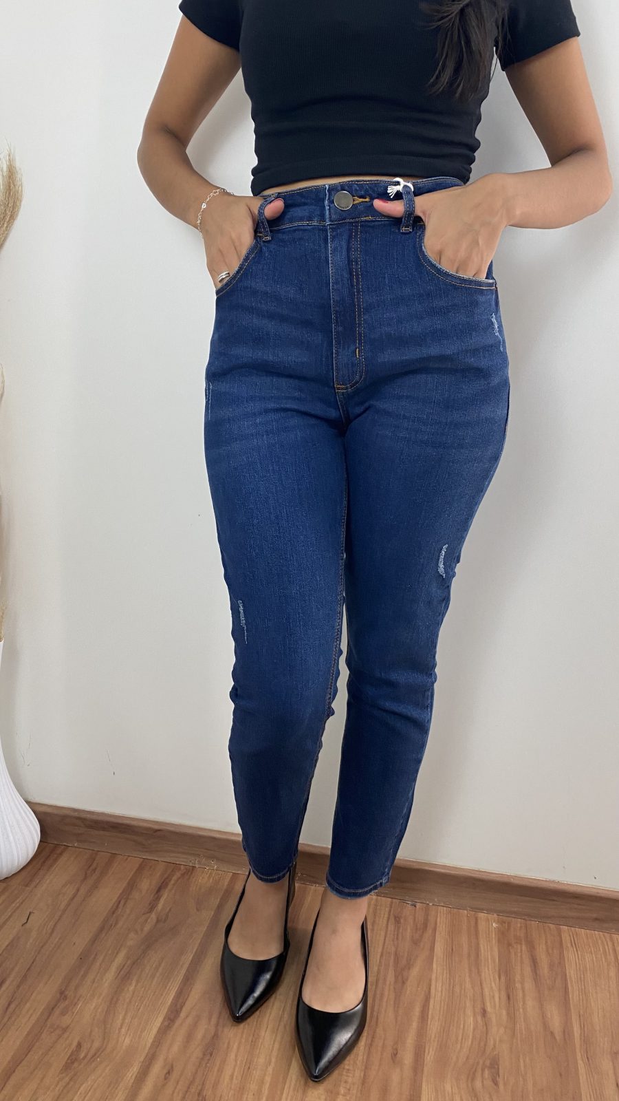 CALÇA FEM SKNY REF.H9FK 1BS/JNS 36.