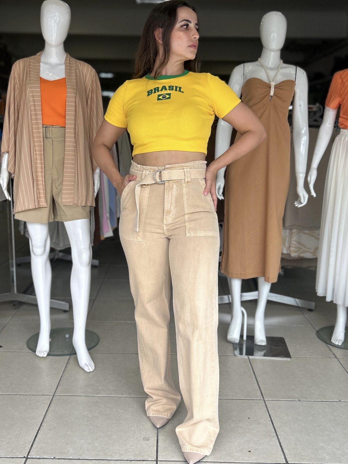 CALÇA FEM PANTALON R06 REF.H9NR/HL BGE 36.