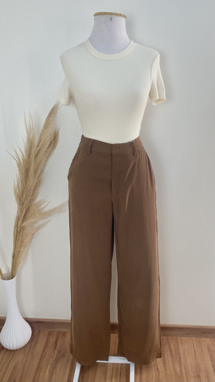 CALÇA FEM ADT RETA REF.K6N7 8KS/MRR 34.