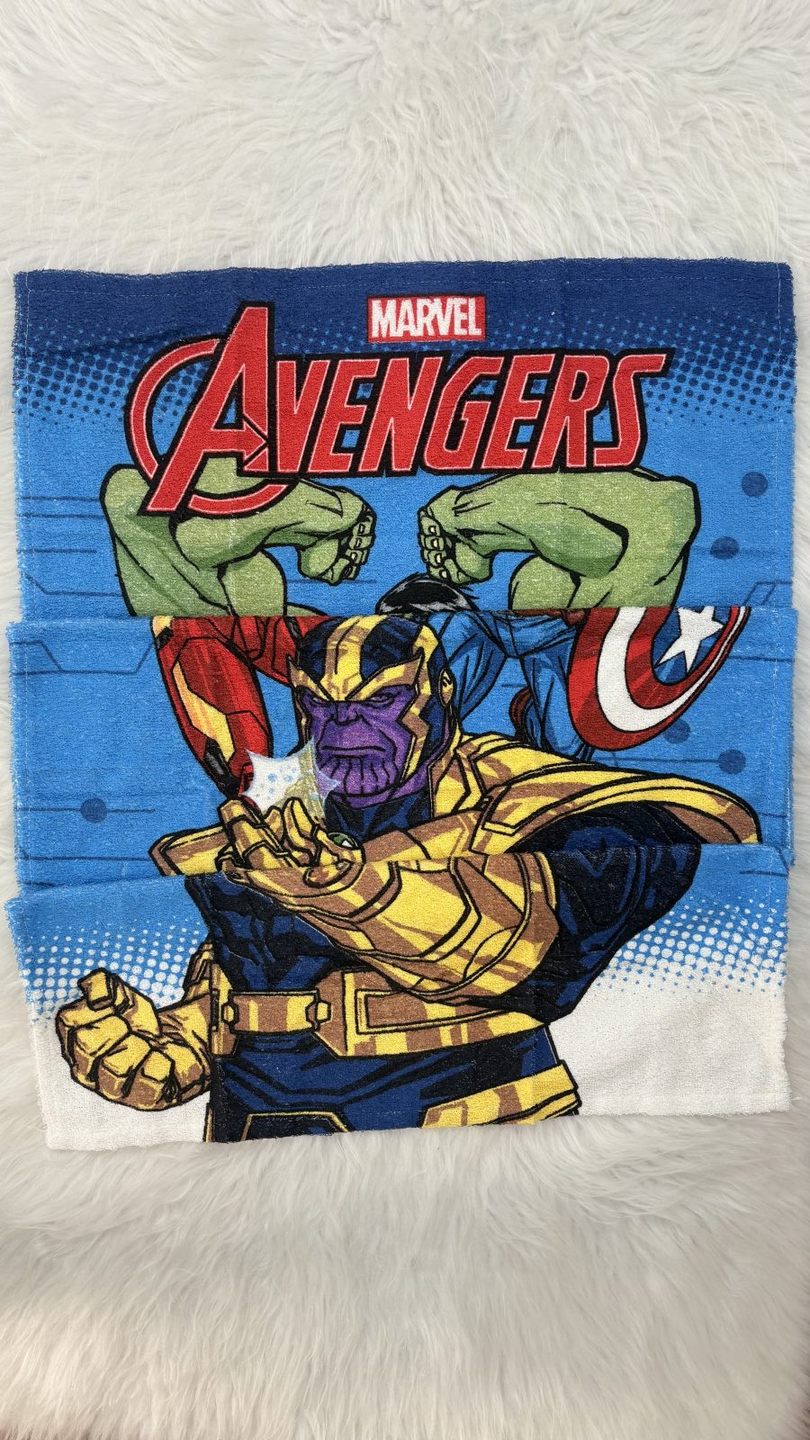 TOALHA BANHO AVENGERS REF.061808 AZL 60X1,20.