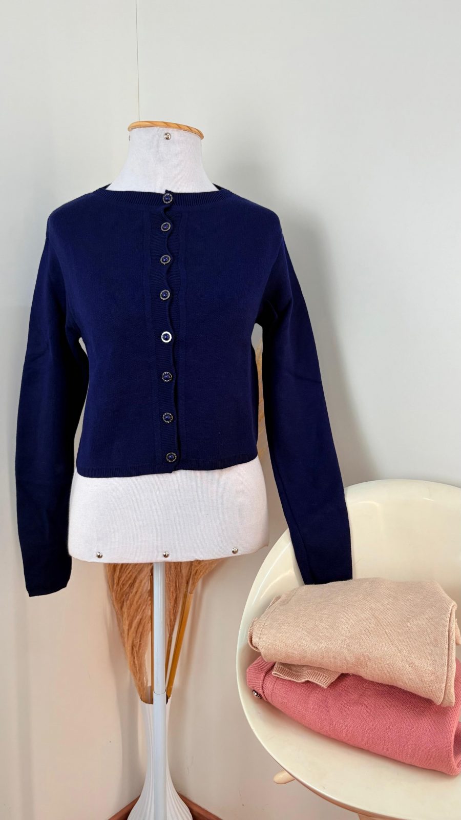 CARDIGAN FEM ABRT MODAL R50 REF.LZ122 BGE G.