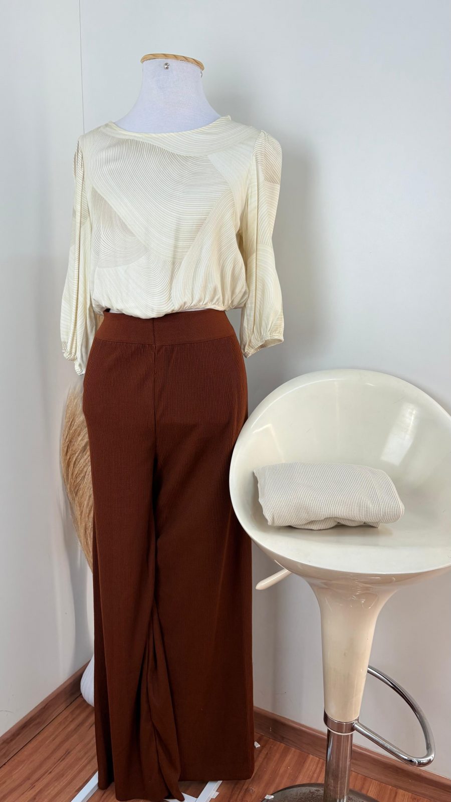 CALÇA FEM PTLN TRICOT R50 REF.LZ135 STD M.