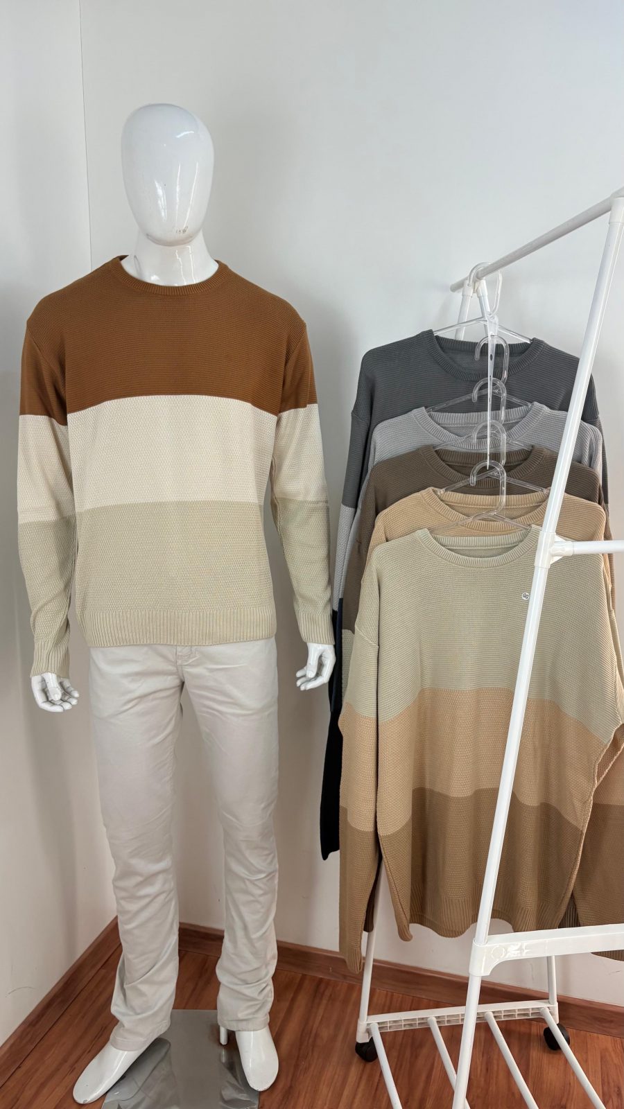 SUETER MASC ML FCHDO REF.LZ255 STD/LSTRD M.